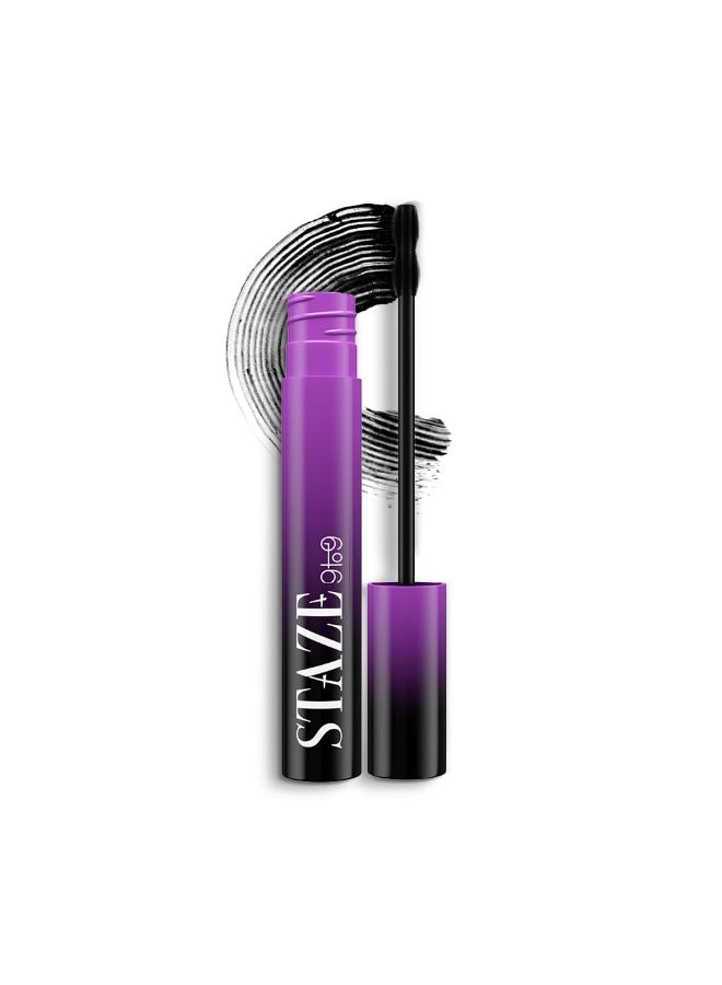 Staze 9to9 Glossy Glam Kit 3 in 1 Makeup Combo with FREE Neon Pouch | MakeUp Kit with 2 in 1 Liquid Lipstick Gloss, Tubing Mascara & Cheek Blush | 12 Hrs Long Lasting | Transfer-proof, Smudgeproof & Waterproof | Party Glossy Look | Bridal Makeup Gift Kit for Women & Girls | 6g - Image 3